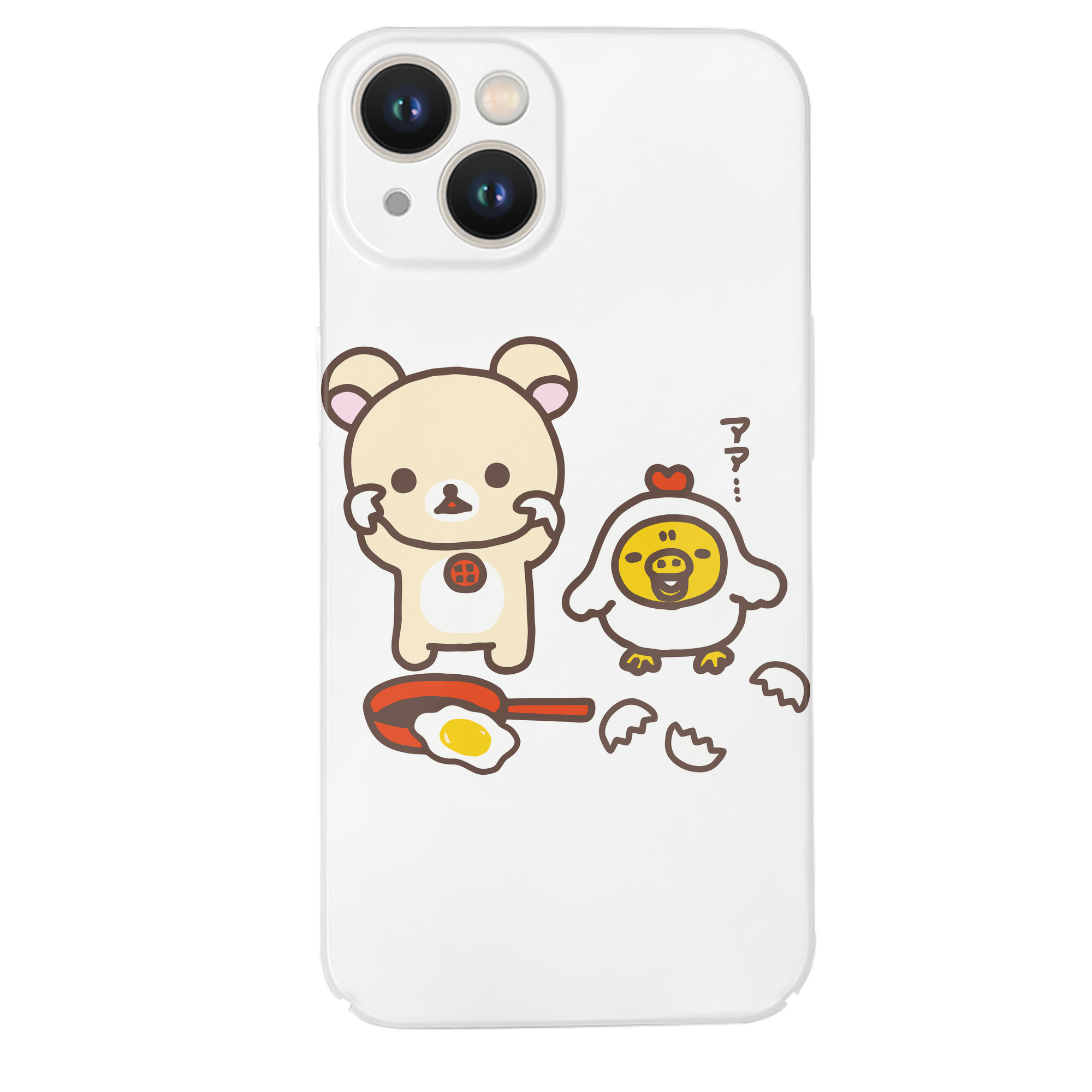 （画像用） リラックマ リラックマ キイロイトリ Rilakkuma Korilakkuma Kiiroitori 【iPhone 14シリーズ対応】ハードケース